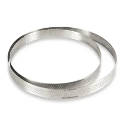Cercle à tarte rond perforé 24,5 cm De Buyer