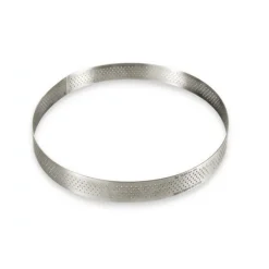 Cercle à tarte rond perforé 28,5 cm De Buyer