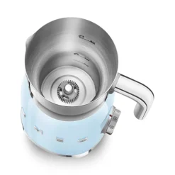 Chocolatière et mousseur de lait 500 W MFF11PBEU bleu azur Smeg