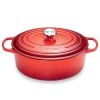Cocotte fonte ovale cerise 31 cm Le Creuset