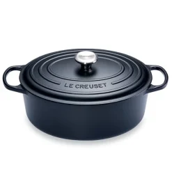 Cocotte fonte ovale 31 cm noir Le Creuset
