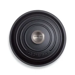 Cocotte fonte rond 24 cm noir Le Creuset