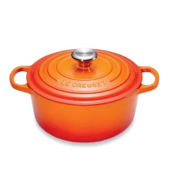 Cocotte fonte rond 24 cm volcanique Le Creuset