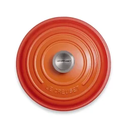 Cocotte fonte rond 20 cm volcanique Le Creuset