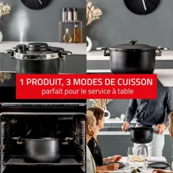 Cocotte-Minute® Clipso Tempo 3-en-1 6L Seb