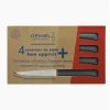 Coffret 4 couteaux de table lame micro-dentée 11 cm Bon Appétit Plus anthracite Opinel