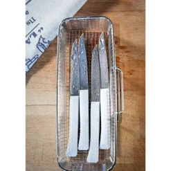 Coffret 4 couteaux de table lame micro-dentée 11 cm Bon Appétit Plus nuage Opinel