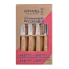 Coffret 4 couteaux Essentiels Hêtre Opinel