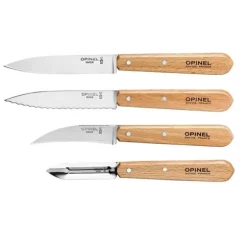 Coffret 4 couteaux Essentiels Hêtre Opinel