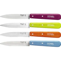 Coffret 4 couteaux office N°112 lame inox 10 cm 4 coloris