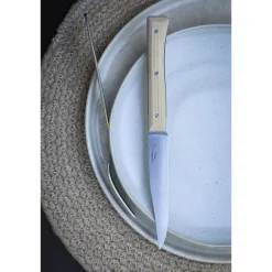 Coffret de 4 couteaux de table à lame lisse Facette frêne Opinel