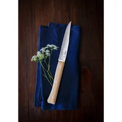 Coffret de 4 couteaux de table à lame lisse Facette frêne Opinel