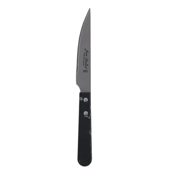 Coffret de 6 couteaux grill Sense Black Edition Jean Dubost