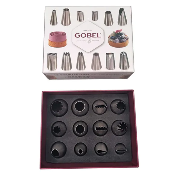 Coffret de 12 douilles en inox Pro GL364 Gobel