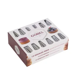 Coffret de 12 douilles en inox Pro GL364 Gobel