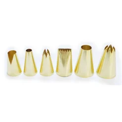 Coffret 6 douilles dorées Scrapcooking