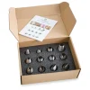 Coffret 12 douilles inox Mathon