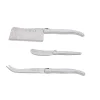 Coffret 3 pièces à fromage Laguiole tout inox Damas Jean Dubost