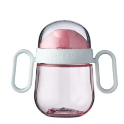 Coffret repas bébé 3 pièces rose Mepal