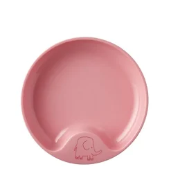 Coffret repas bébé 3 pièces rose Mepal
