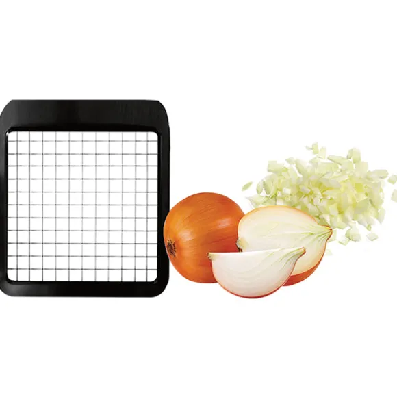 Coupe-légumes inox 2 grilles de coupe Mathon