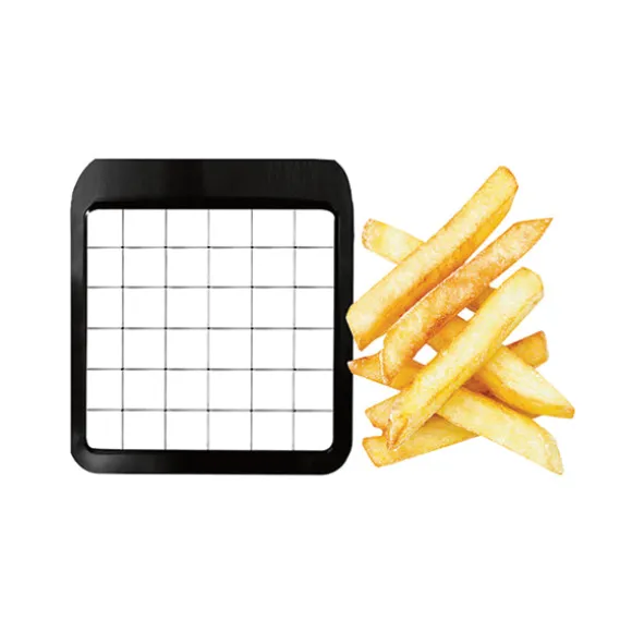 Coupe-légumes inox 2 grilles de coupe Mathon