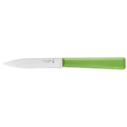 Couteau Cranté N°313 Essentiels+ Vert 10 cm inox Opinel