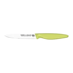 Couteau d'office lame lisse 11 cm vert anis Bio sourcé Nogent