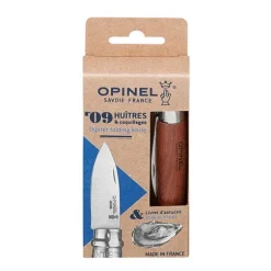 Couteau à huîtres et coquillages pliant N°9 lame inox 6,5 cm Opinel
