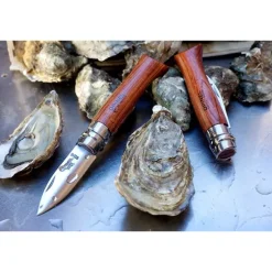 Couteau à huîtres et coquillages pliant N°9 lame inox 6,5 cm Opinel
