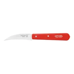 Couteau à légumes N°114 lame inox 7 cm rouge Opinel