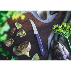 Couteau à légumes N°114 lame inox 7 cm violet Opinel