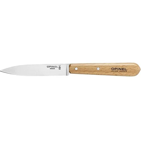 Couteau office N°112 lame lisse inox 10 cm naturel Opinel