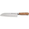 Couteau Santoku bois d'olivier lame inox 17 cm Mathon