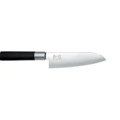 Couteau Santoku 16.5 cm Wasabi Black Kai