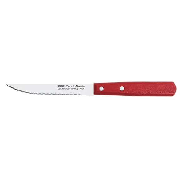 Couteau à steak 11 cm rouge Nogent