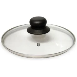 Couvercle en verre cerclé inox 32 cm Baumalu