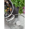 Couvercle en verre cerclé inox 14 cm De Buyer
