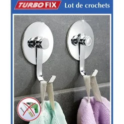 2 Crochets muraux spécial cuisine Wenko by Maximex