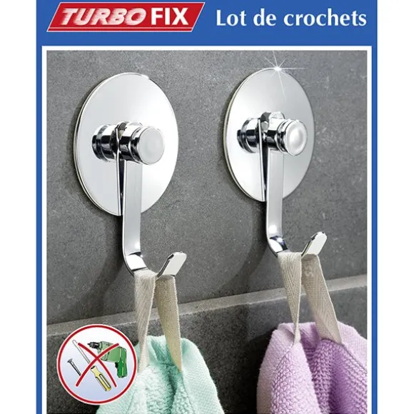 2 Crochets muraux spécial cuisine Wenko by Maximex