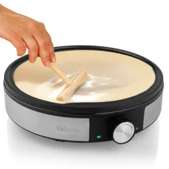 Crêpière électrique 30 cm avec thermostat 1200 W grise BP-2638 Tristar