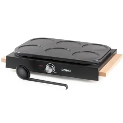 Crêpière électrique mini-crêpes 6 personnes DO8717PN 1000 W Domo