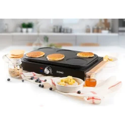Crêpière électrique mini-crêpes 6 personnes DO8717PN 1000 W Domo