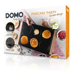 Crêpière électrique mini-crêpes 6 personnes DO8717PN 1000 W Domo