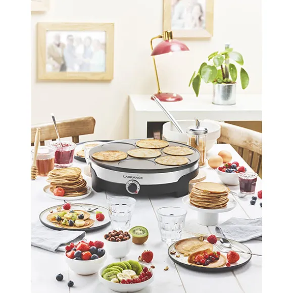 Crêpière Tradi'Duo double plaques 1500 W Lagrange