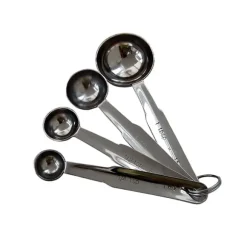 4 cuillères mesures en inox De Buyer
