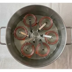 Cuiseur en aluminium 24 bocaux 1L Le Pratique
