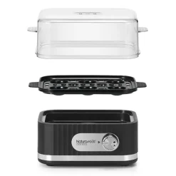 Cuiseur à œufs électrique 6 œufs 400 W noir Naturamix