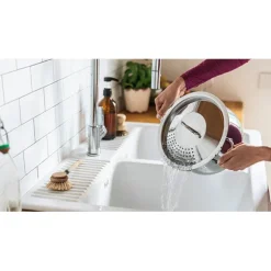 Cuit-pâtes en inox avec couvercle égouttoir 20 cm 4,5 L Inoxriv