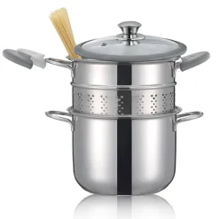 Cuit-pâtes Premium inox 20 cm 4 L Inoxriv